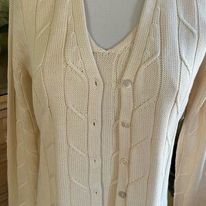 Valerie Steven’s Silk Sweater Set..NWT